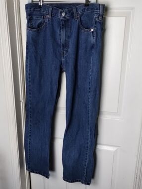 Levi's Men's Straight Jeans in Dark Blue Denim Levi's 516 Size 38w30l